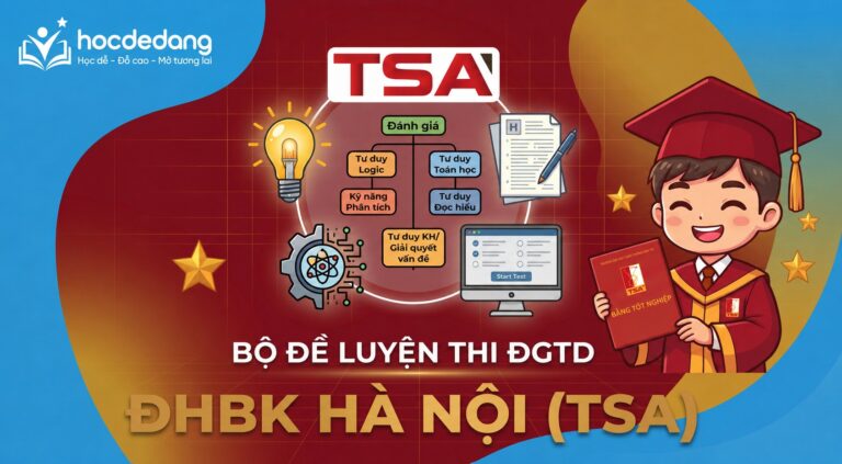 Bộ 35+ Đề Luyện Thi Đánh Giá Tư Duy 2026 ĐHBK Hà Nội