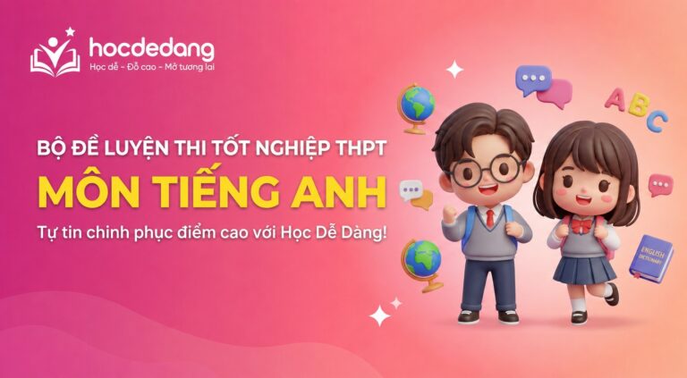 Bộ 40+ đề thi Tốt nghiệp THPT môn Tiếng Anh 2026