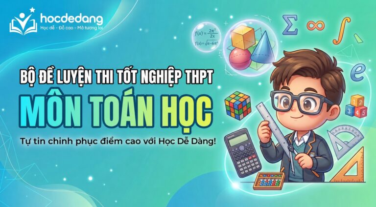 Bộ 40+ đề thi Tốt nghiệp THPT môn Toán học 2026