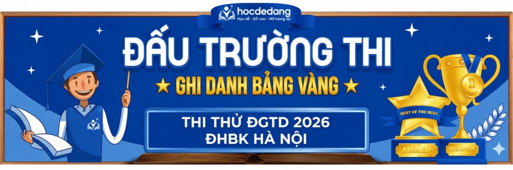 banner học dễ dàng thi thử đgtd 2026 tsa